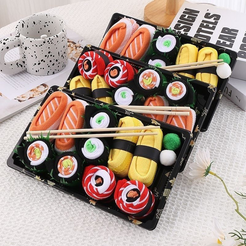 Creative Sushi Socks Box