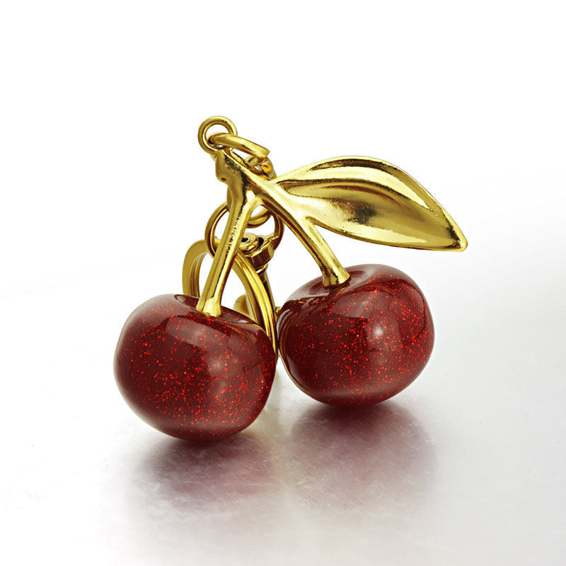 Cherry Bliss Keychain Bag Charm ๐