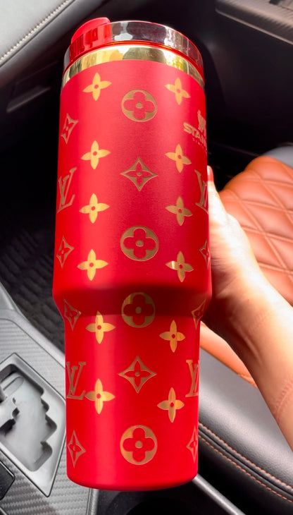 Designer Holographic 40 OZ Insulated Car Cup 💖
