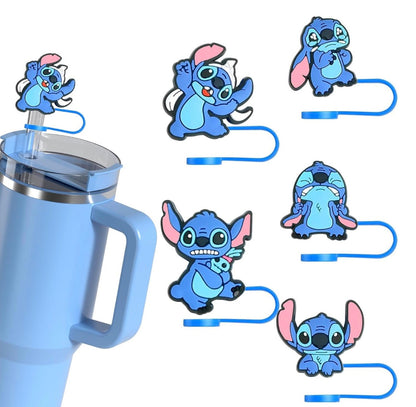 Stitch 5PCs Straw Cover Set