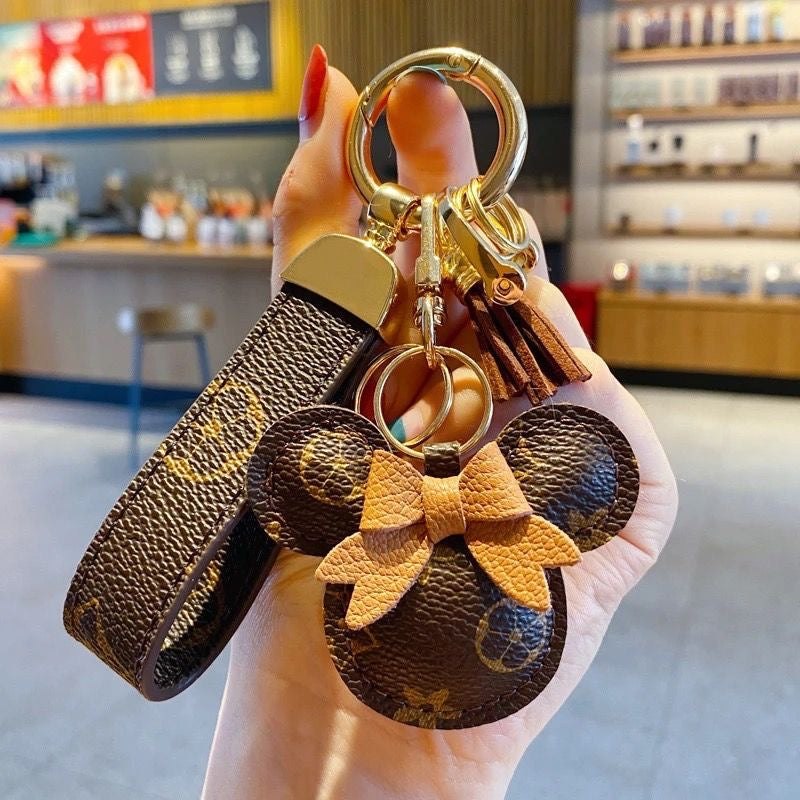 Luxe Designer Car Keychain Bag Charm