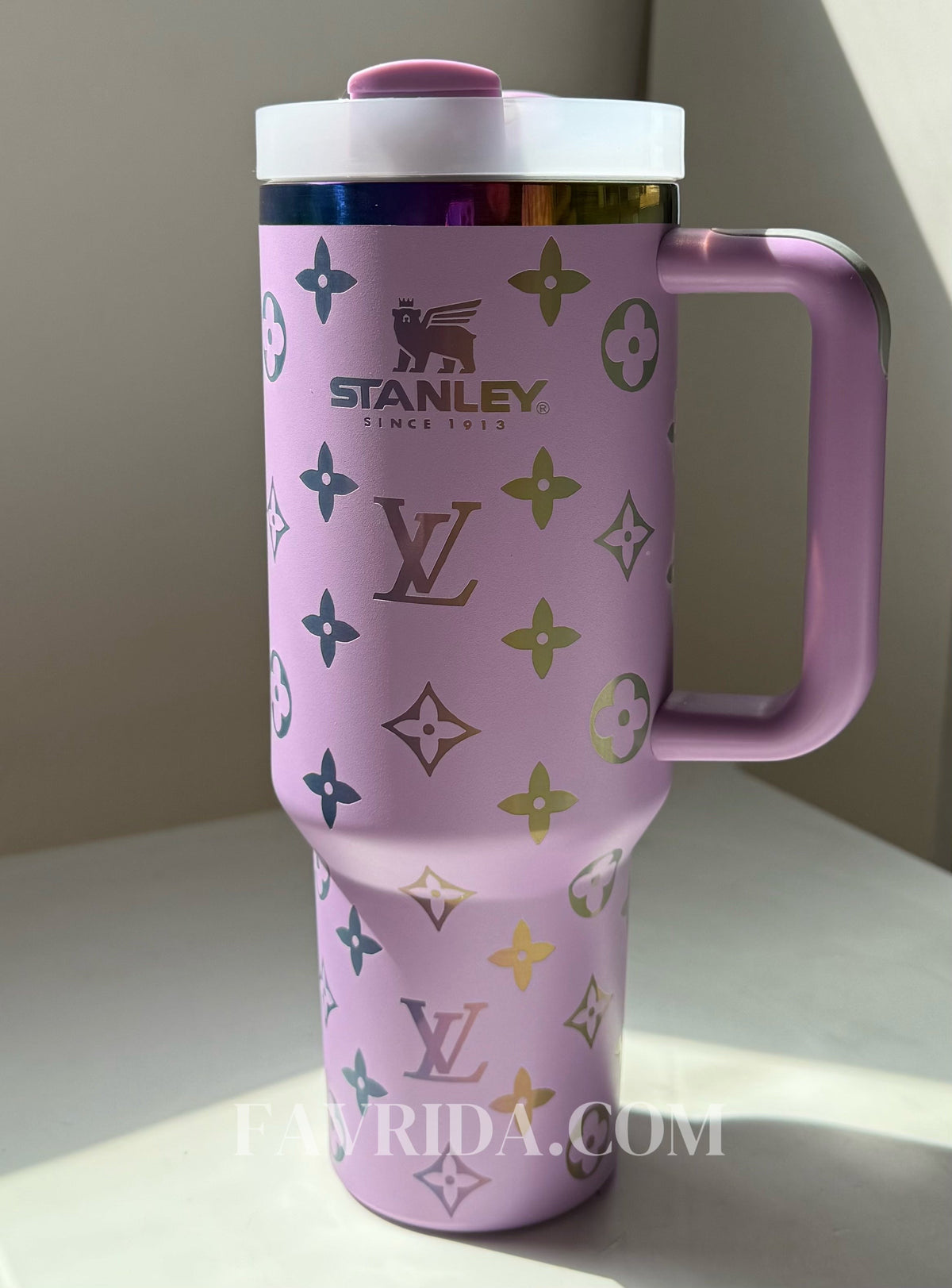 「NEW DROP」Pastel Designer Holographic 40 OZ Insulated Car Cup