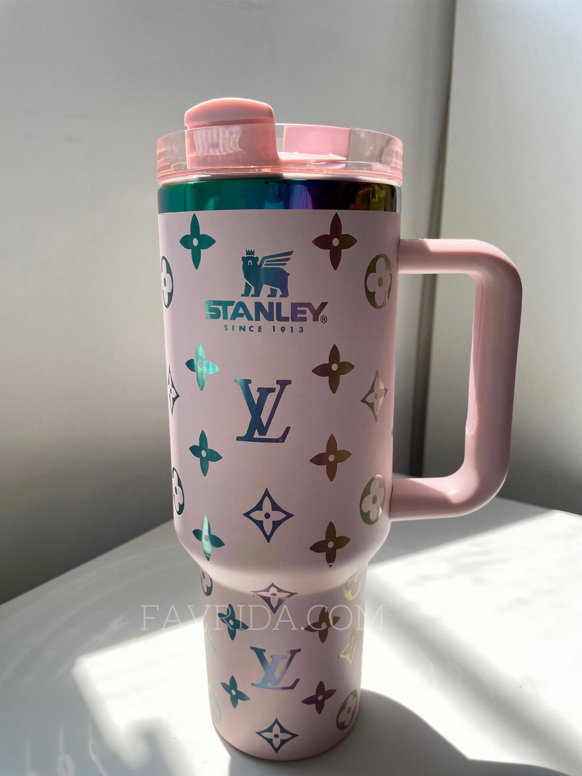 Designer Holographic 40 OZ Insulated Car Cup ❤️
