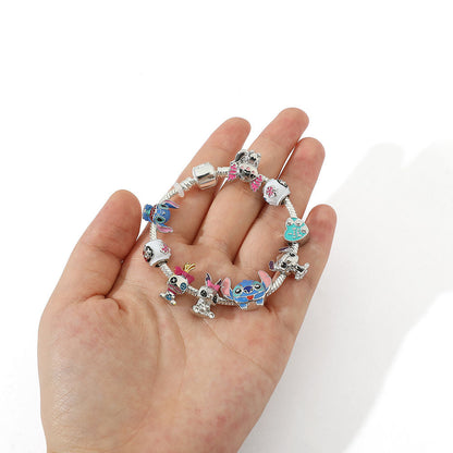 Friends Forever Silver Pendant Bracelet