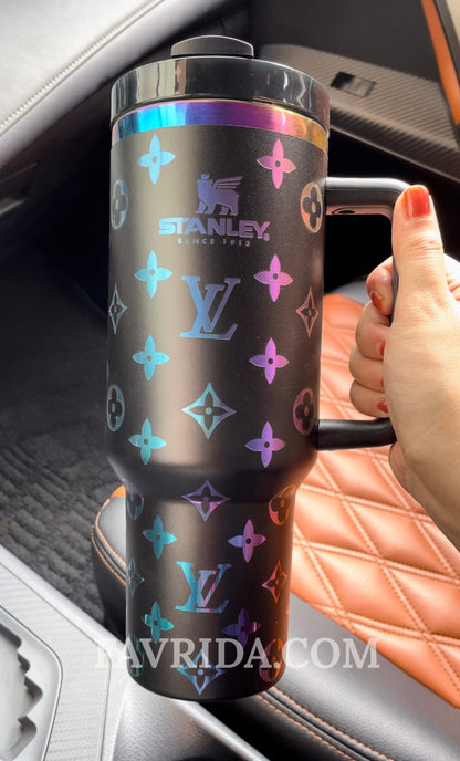 Designer Holographic 40 OZ Insulated Car Cup 💖
