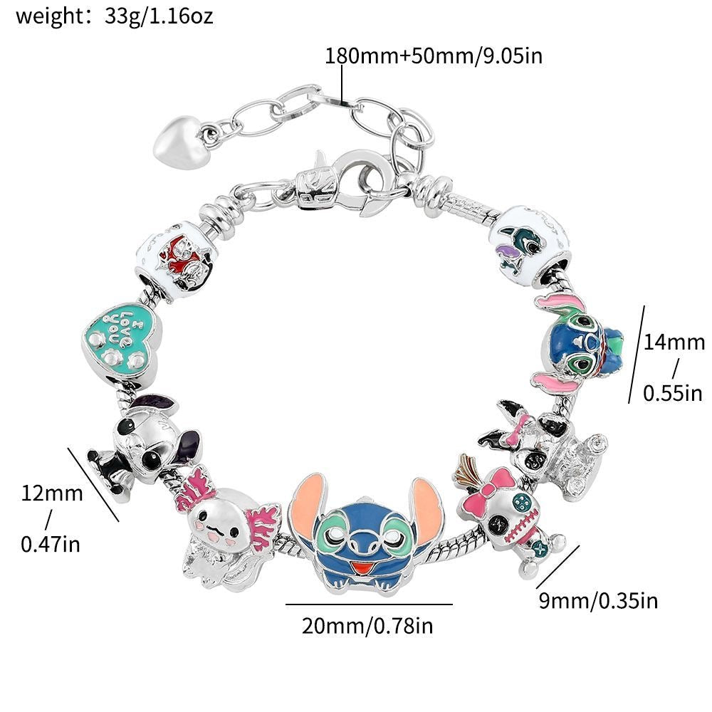 Friends Forever Silver Pendant Bracelet