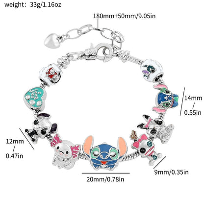 Friends Forever Silver Pendant Bracelet